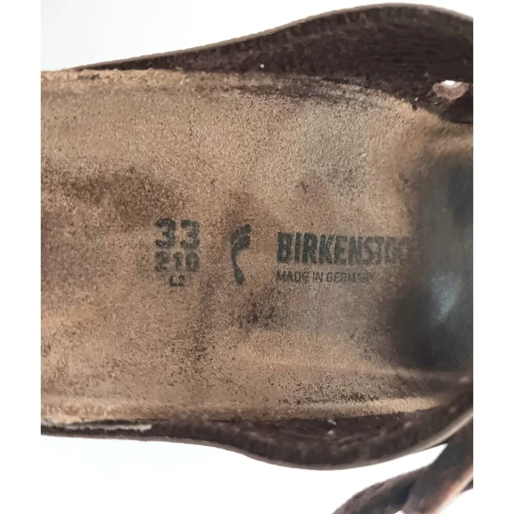 Birkenstock Arizona Mocha Big Kids Slide EU 33 US 2-2.5 Youth Narrow